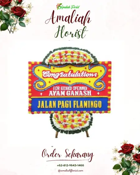 Sewa Papan Bunga Gabek